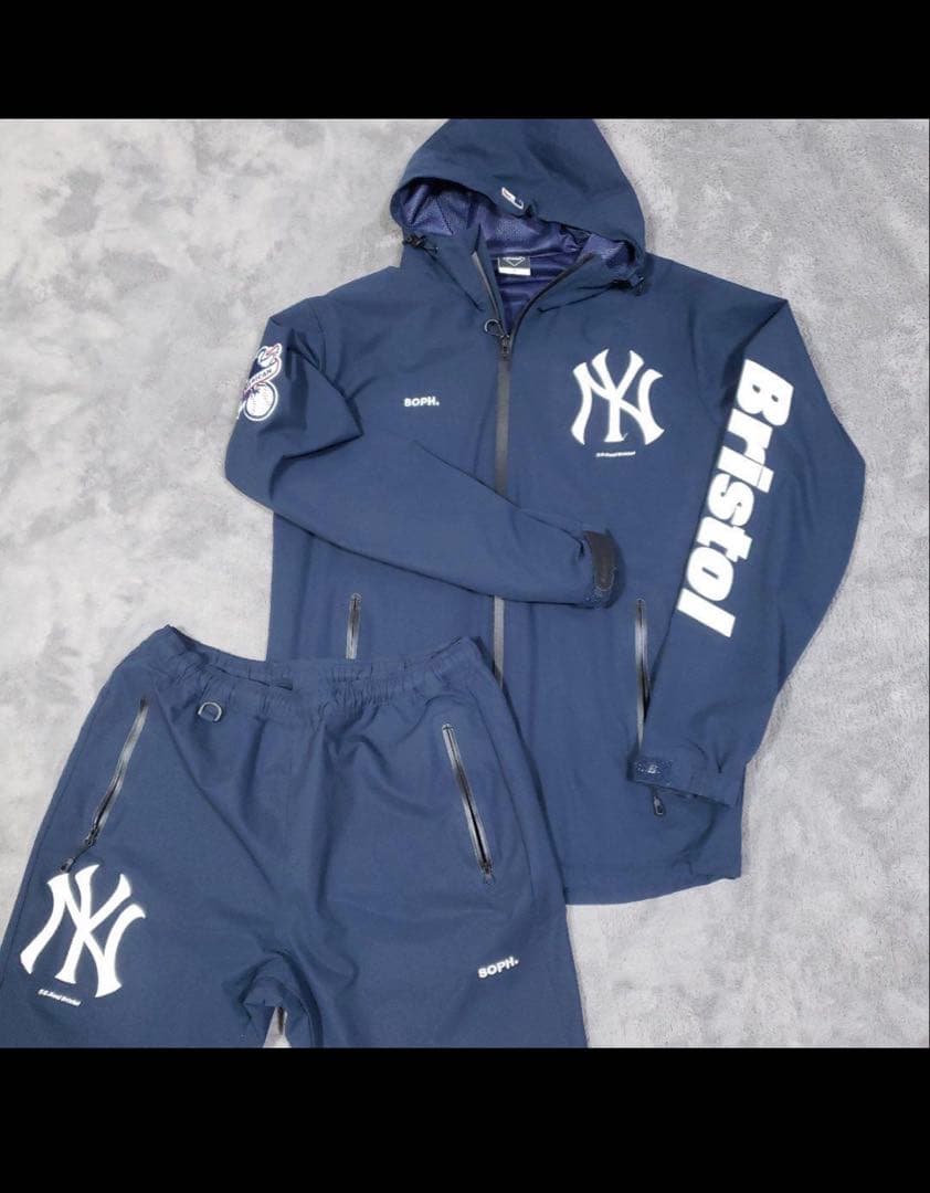 ブリストル　ナイロンセットアップ　ヤンキース　FCRB　MLB