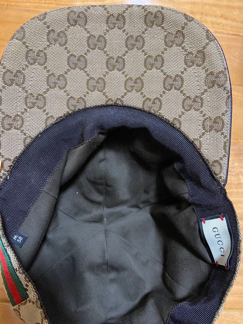 Gucci GGパターン ベージュキャップ