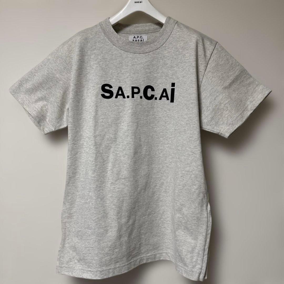 sacai x A.P.C. コラボ Tシャツ グレー