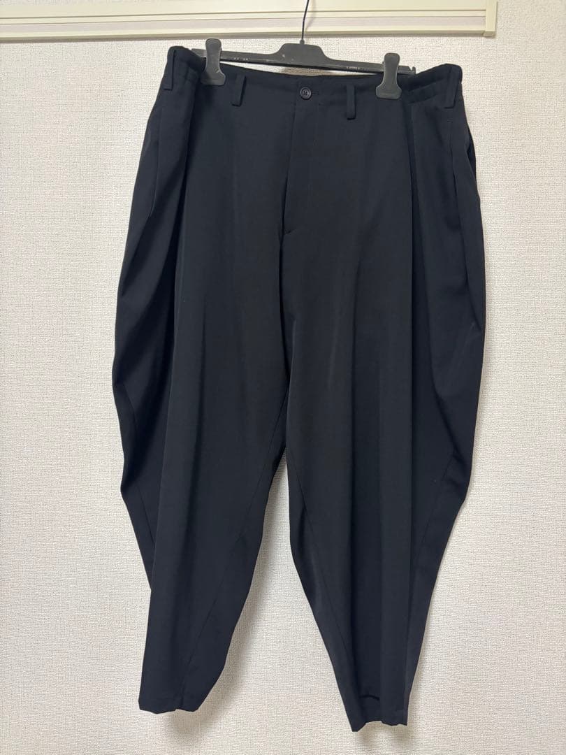 値下げ不可　yohji yamamoto 26SS ドレープパンツ