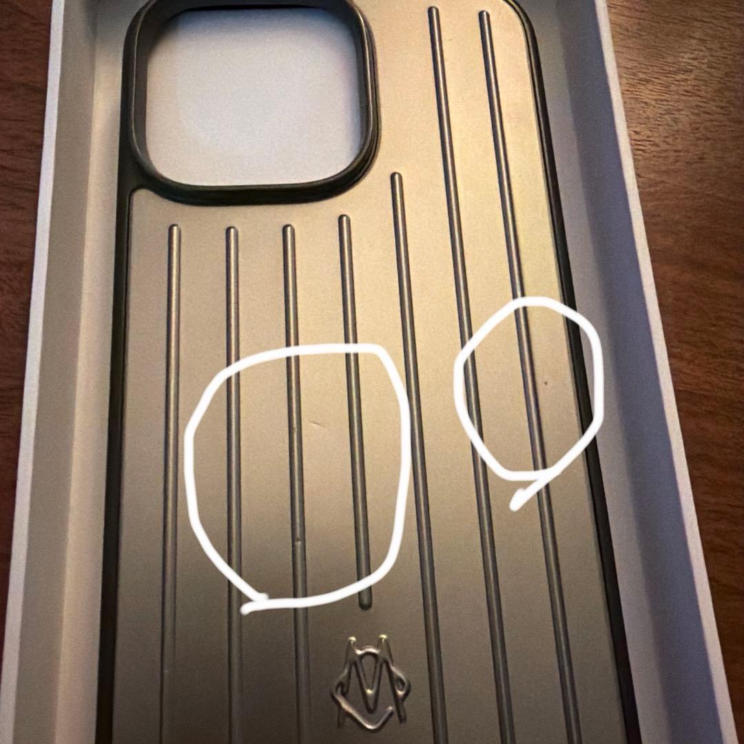 RIMOWA iPhone 16promax ケース　シルバー