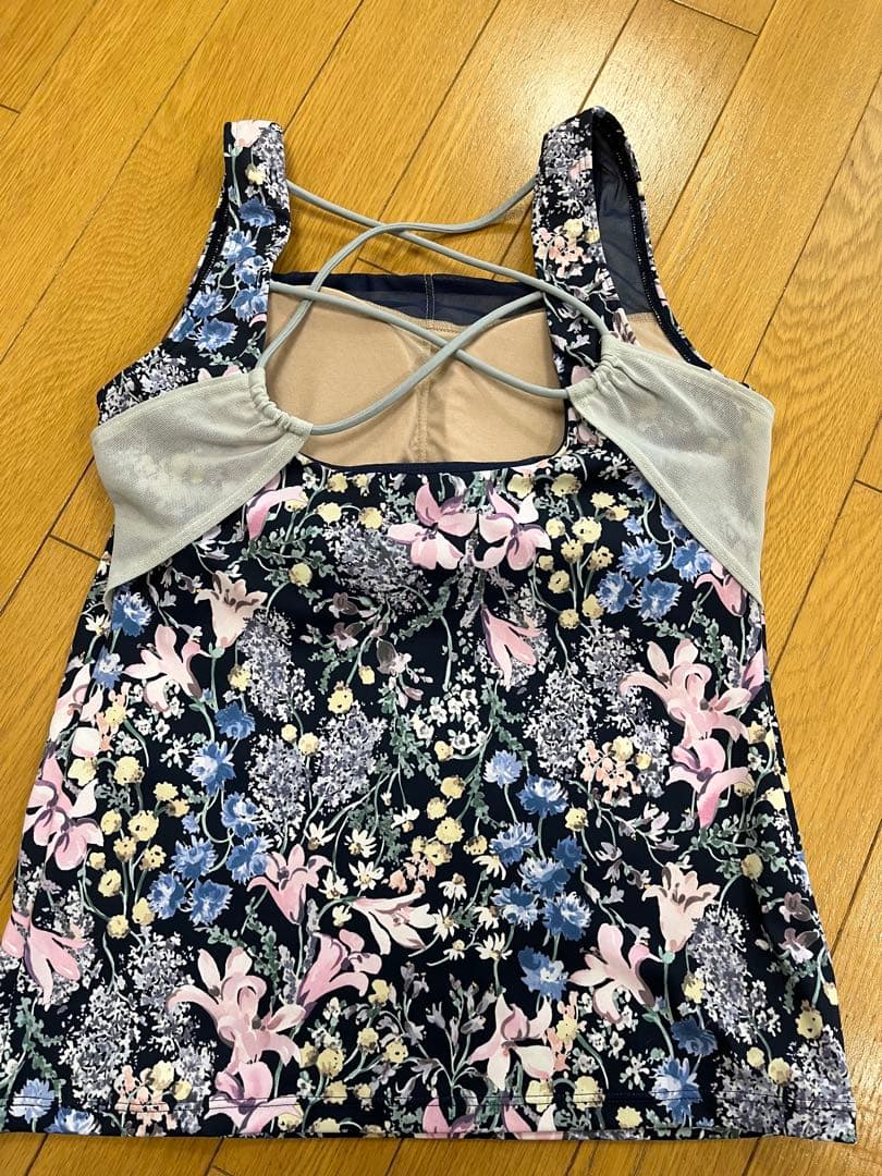 チャコット カップ付き タンクトップ M ヨガウェア トップス ダンス　M