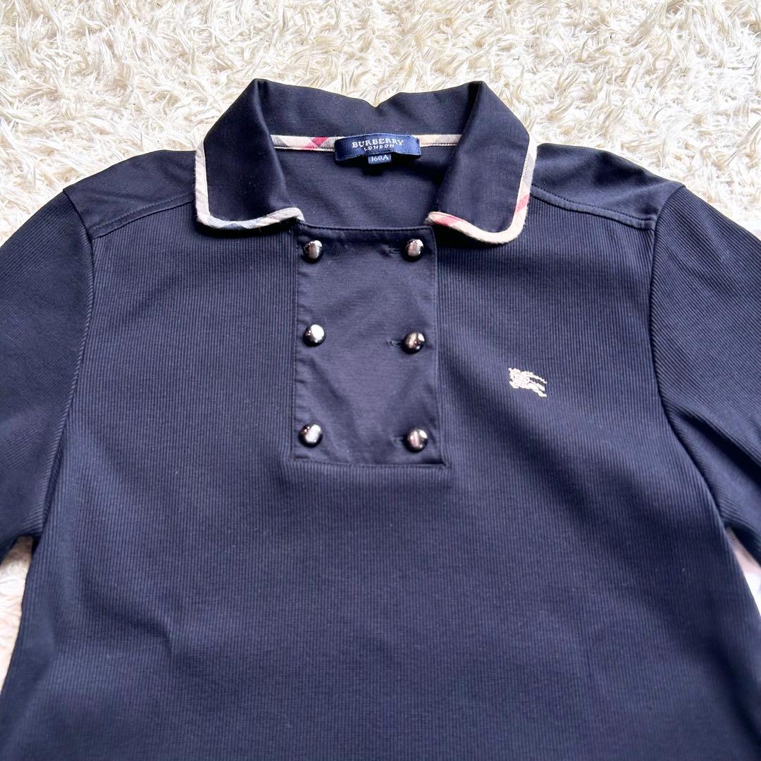 2枚セット極美品✨️BURBERRY ノバチェックホースロゴ ポロシャツ 160
