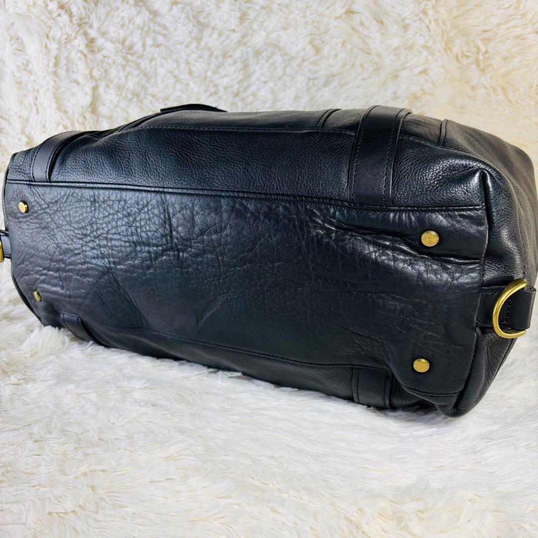 マスターピース　プロジェクト　ボストンバッグ　レザー　 2way 美品　ブラック