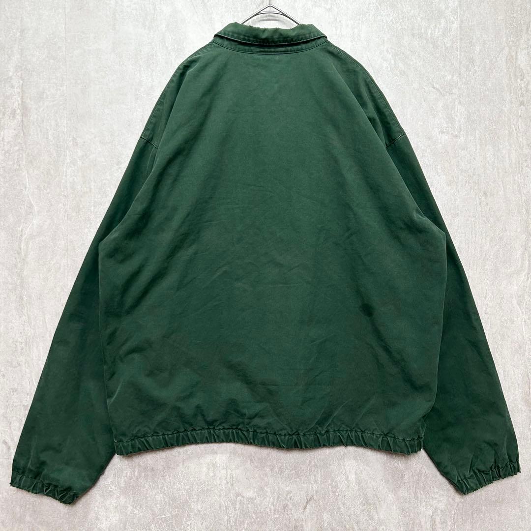 【雰囲気抜群】ラルフローレン スウィングトップ L ボロ 襤褸 グランジ 緑