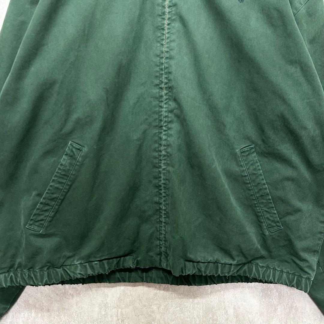 【雰囲気抜群】ラルフローレン スウィングトップ L ボロ 襤褸 グランジ 緑