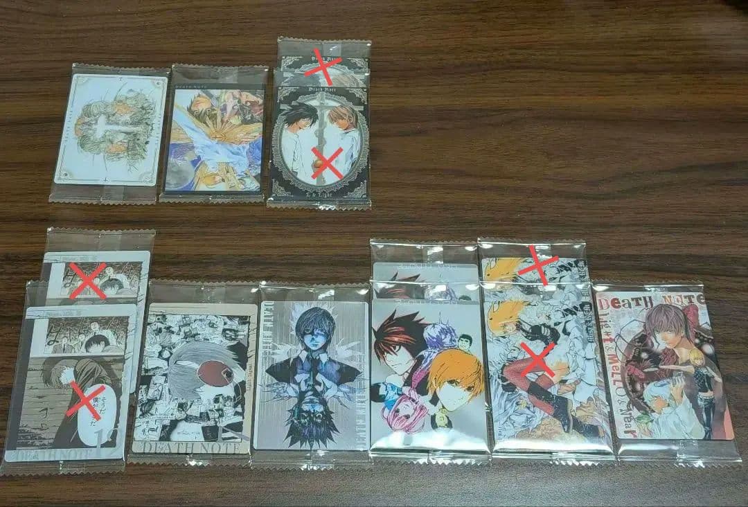 【2つ目から100円引き】デスノート DEATHNOTE ウエハース バラ売り