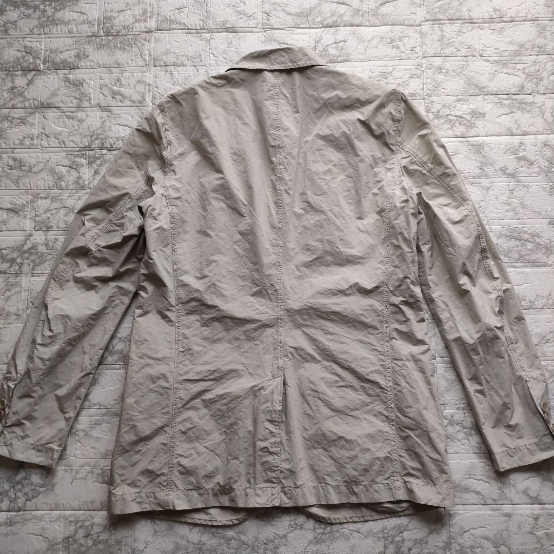 C.P. COMPANY テーラードジャケット シワ加工 ロゴ刻印 イタリア製