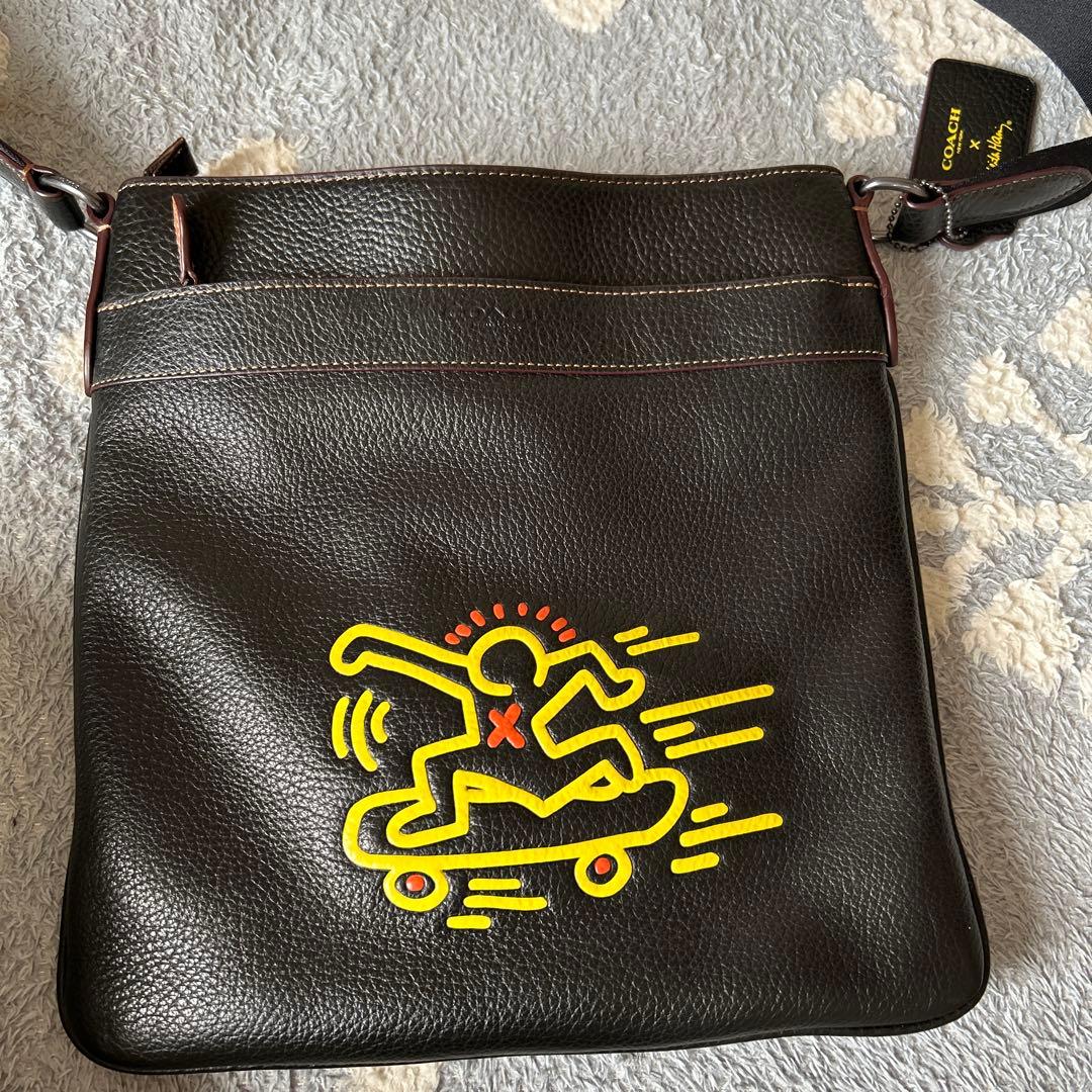 COACH スケートボード イラスト メッセンジャーバッグ