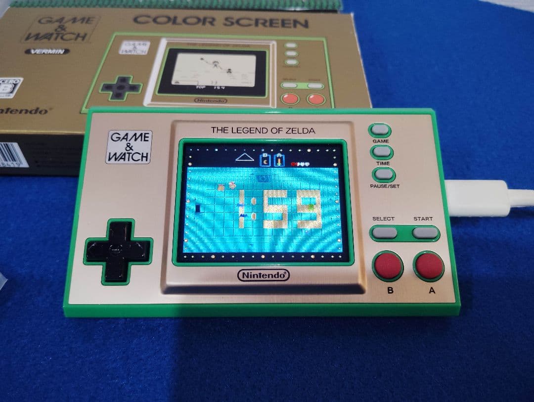 中古　２個セット　ゲーム&ウォッチ　スーパーマリオブラザーズ　ゼルダの伝説