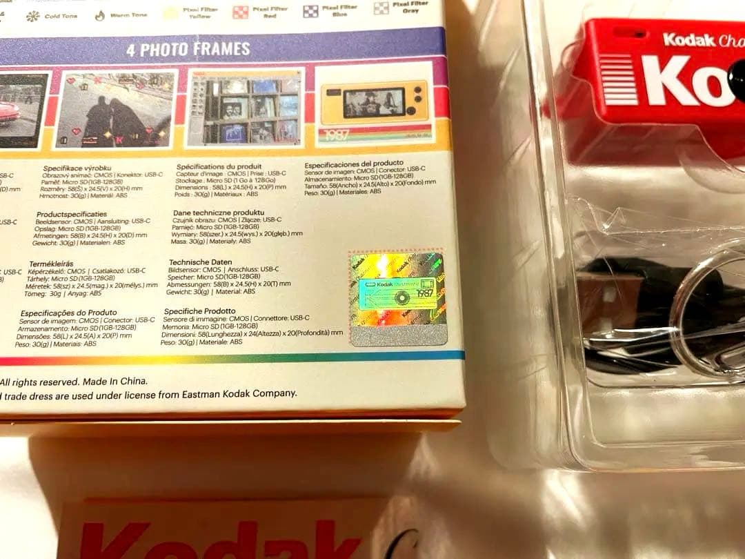 新品！ 未使用品 KODAK CHARMERA チャーメラ コダック レッド