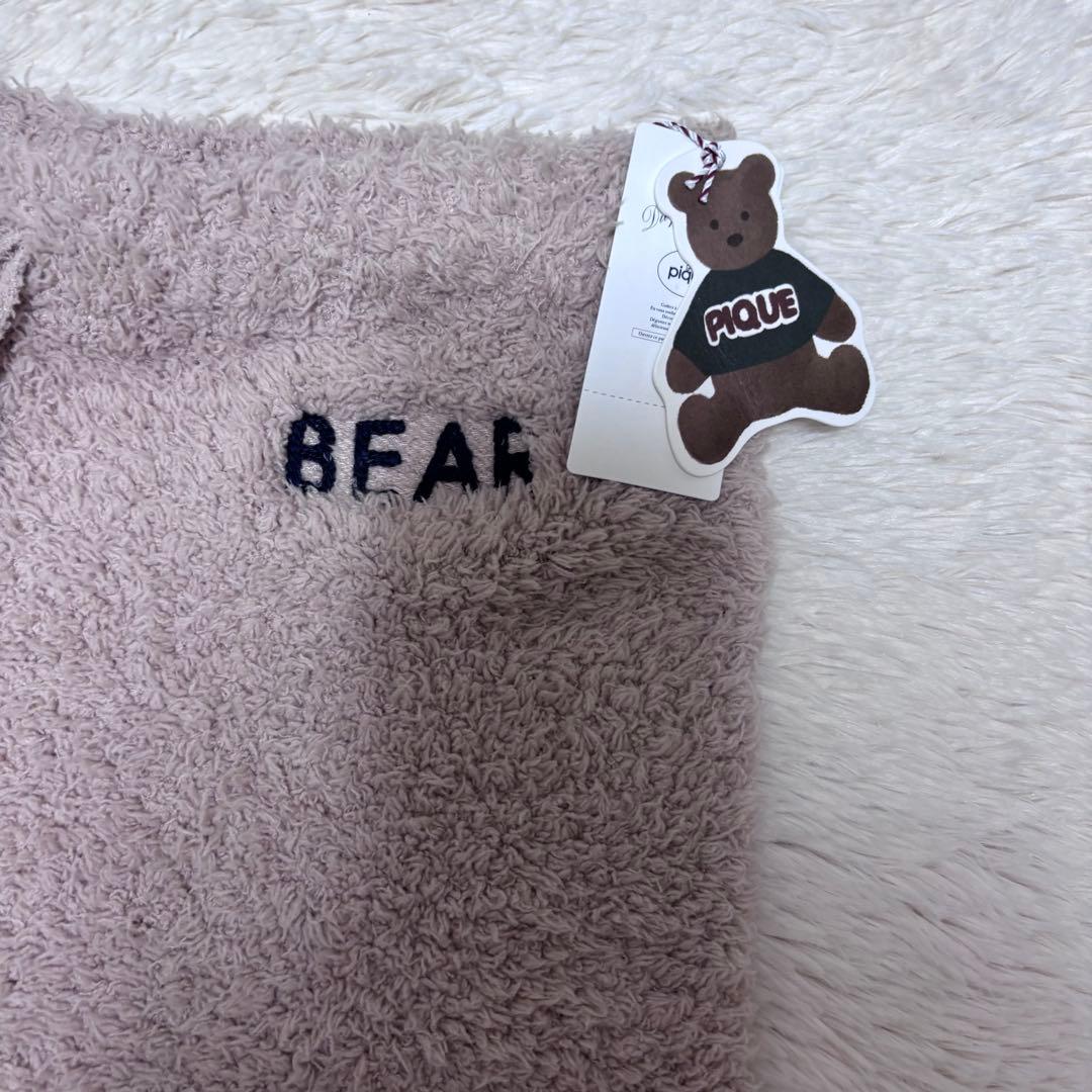 新品　ジェラートピケ ベアパーカー＆ロングパンツ セットアップ くま　BEAR