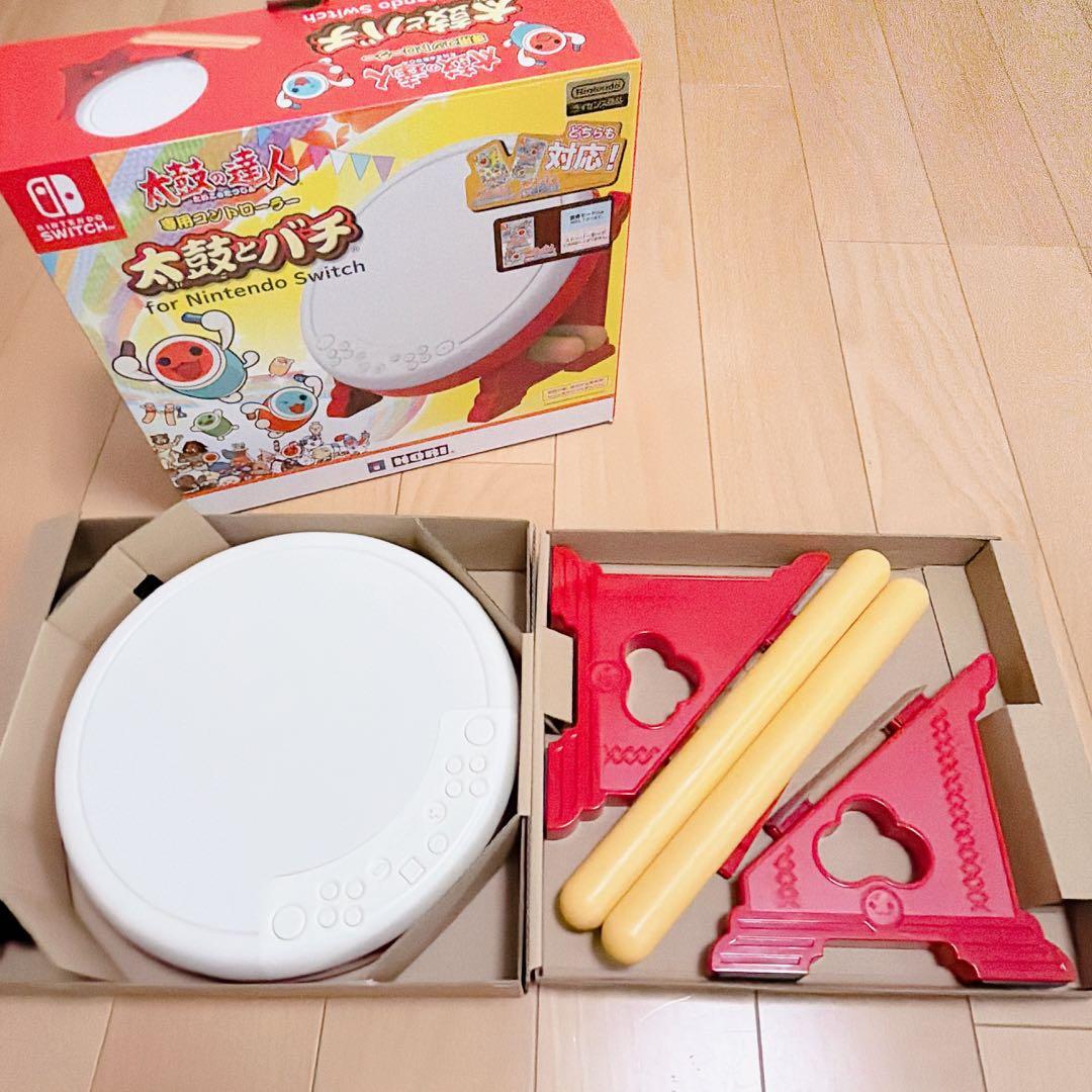【セット販売】太鼓の達人 Nintendo Switchば〜じょん＋太鼓とバチ付