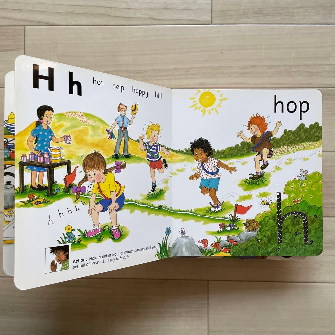 「Jolly Phonics Finger Phonics 1-7番」