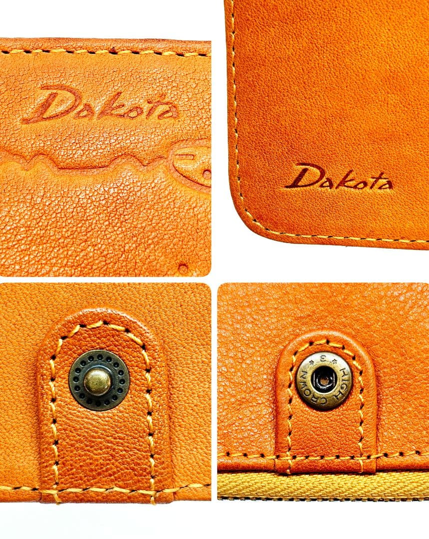 極美品　Dakota　ダコタ　アニマーレ　動物　二つ折り財布　折財布