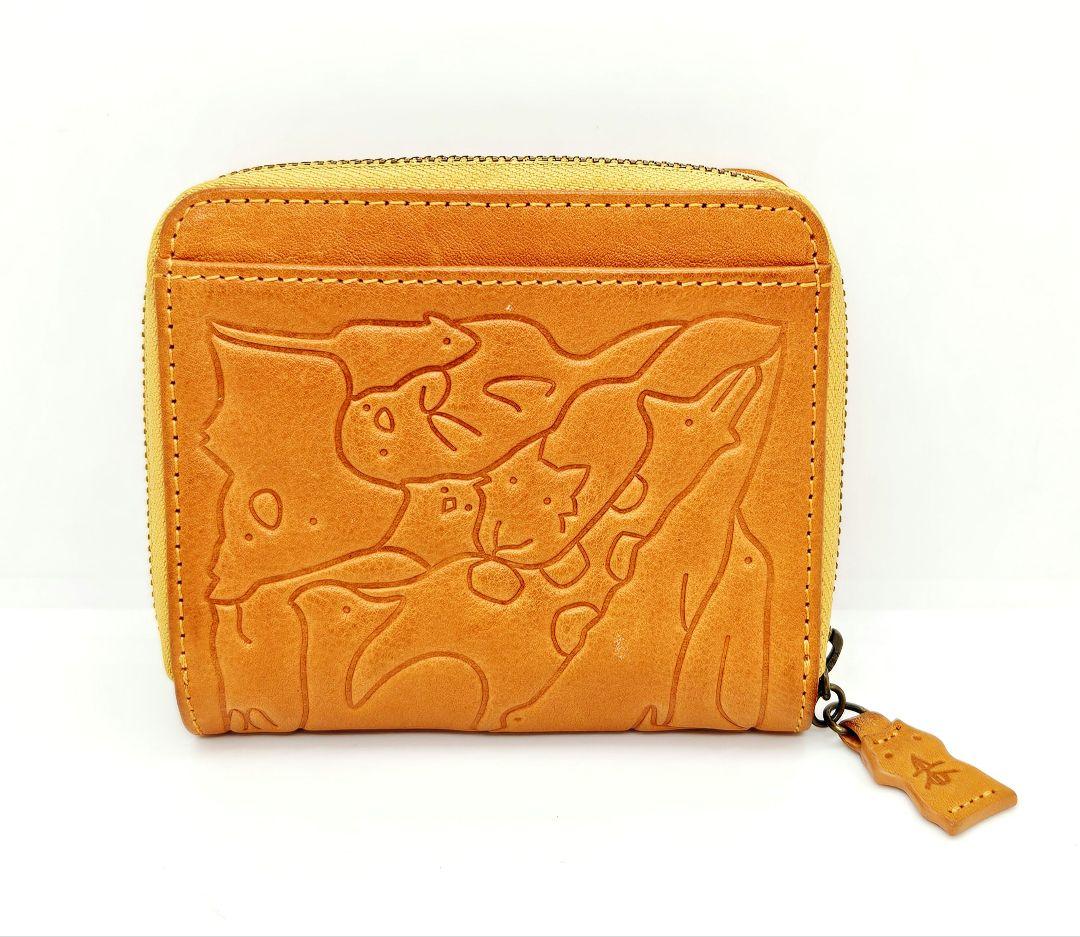 極美品　Dakota　ダコタ　アニマーレ　動物　二つ折り財布　折財布