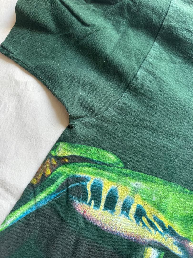 な*の様 90s　フルーツオブザルーム　カエル　蛙　Tシャツ　L usa製