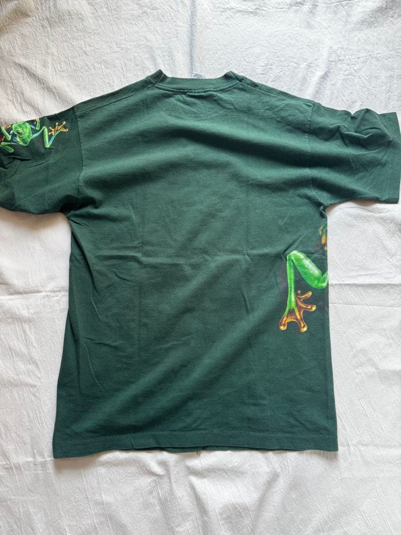 な*の様 90s　フルーツオブザルーム　カエル　蛙　Tシャツ　L usa製