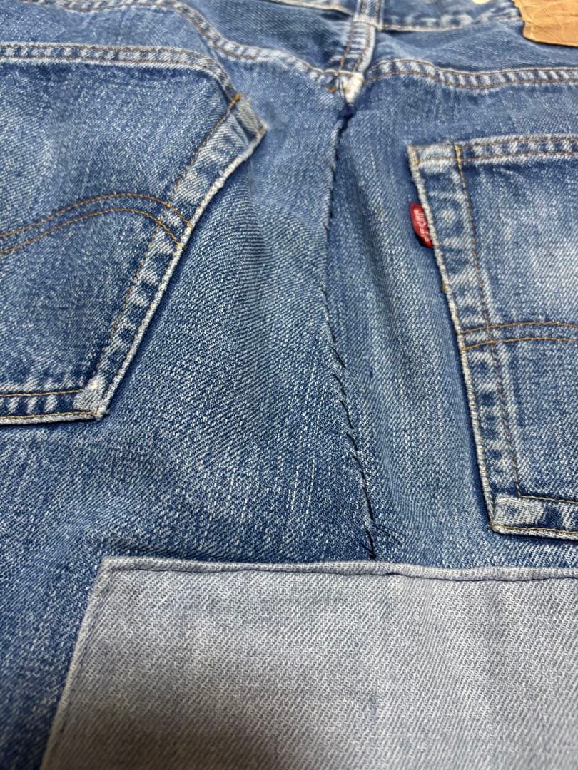【希少】 Levi’s 501 60’sリメイクデニムスカート ビッグE