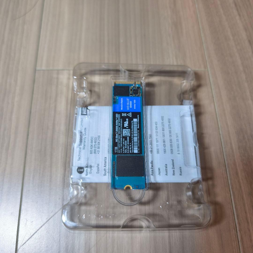 内蔵型SSD WD BLUE SN550 1TB NVMe SSD