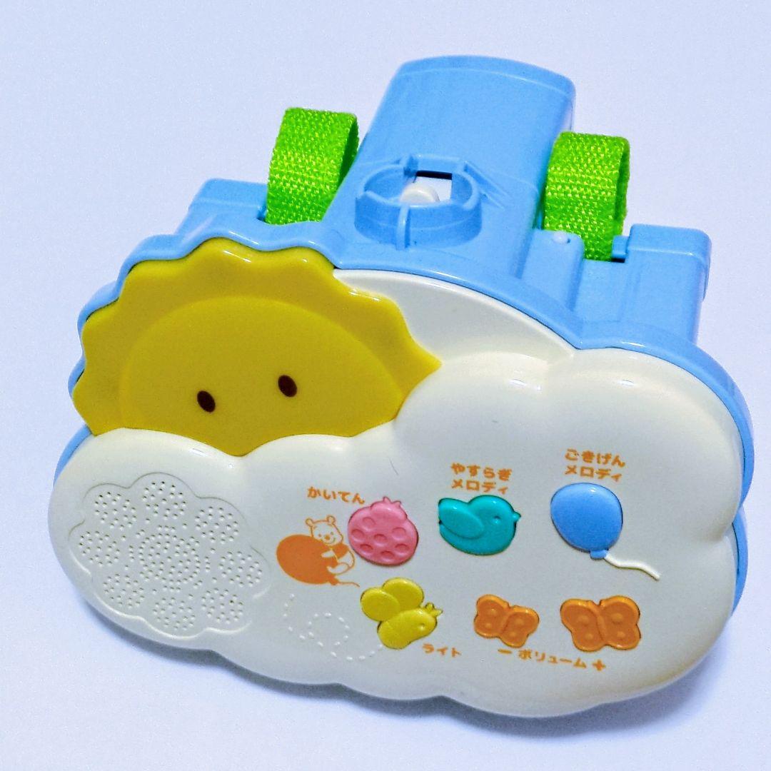 ✨完動美品✨くまのプーさん えらべる回転6WAY ジムにへんしんメリー 電池付き