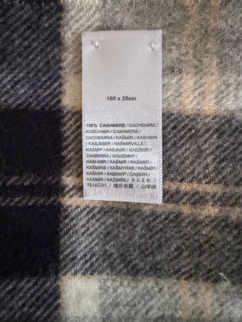 Johnstons of Elgin カシミヤ マフラー