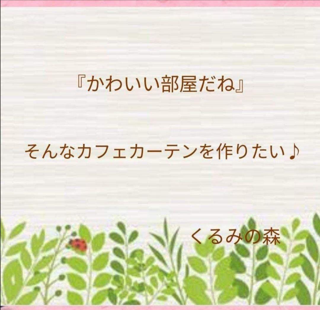 ma❤︎さま特注品♥のれん風カフェカーテン♡コクリコ花柄 北欧 合計5枚