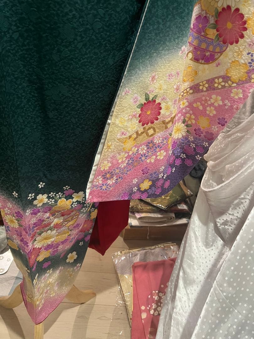 振袖のみ✨　長襦袢セット、フルセットに変更可能✨