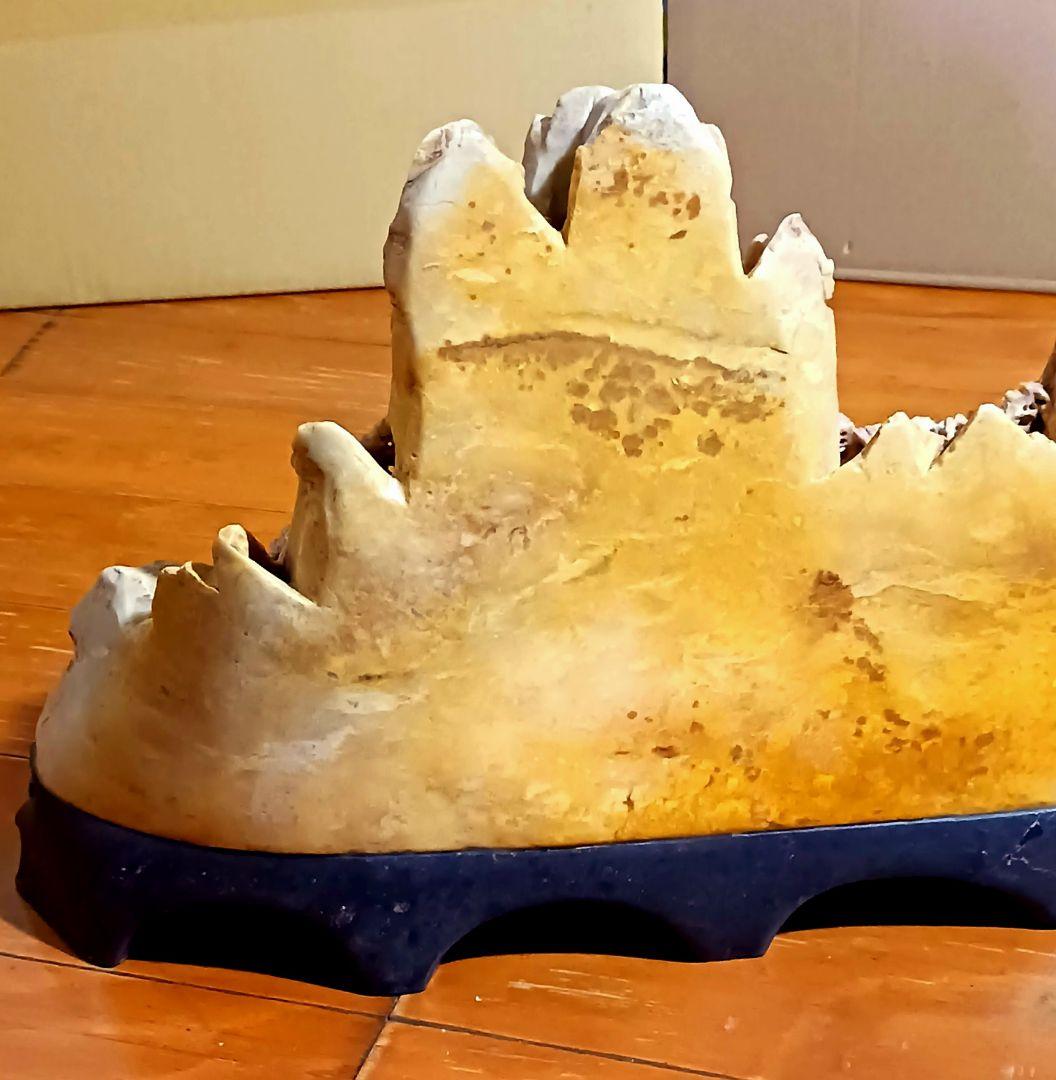 寿山石 山水風景彫刻 特大 高さ26cm 巾52.5cm 重量10kg 天然石