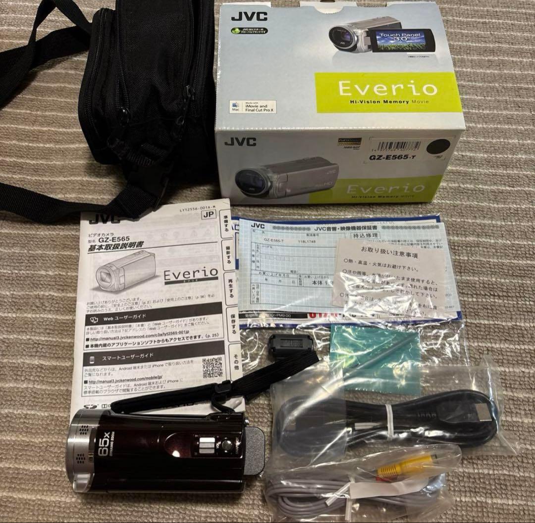 JVC Everio GZ-E506 ビデオカメラ一式セット