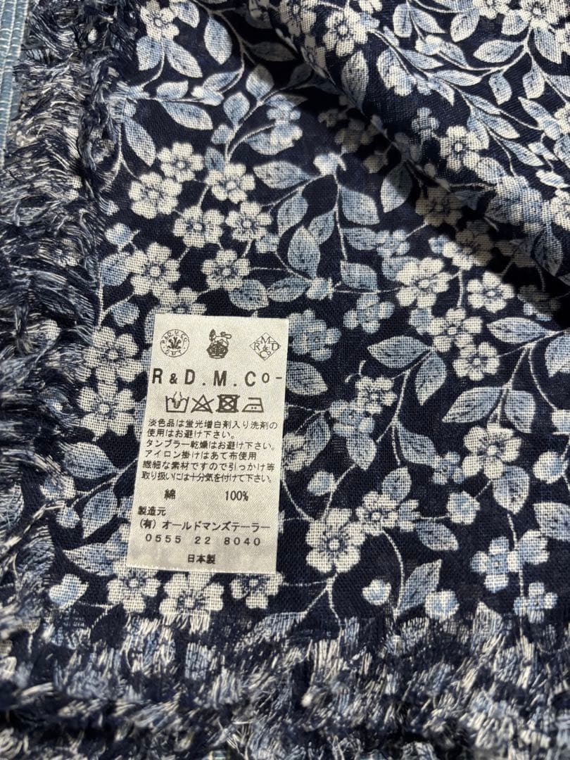 オールドマンズテーラーR&D.M.CO- 　アイリッシュガーゼショール