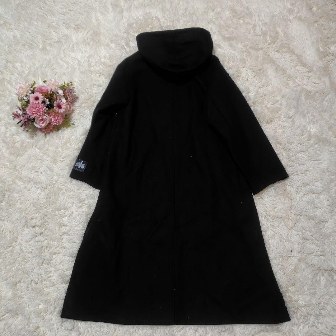 【美品♡定価2.7万】スローブイエナ　高級ハミルトンウールフードロングコート　F
