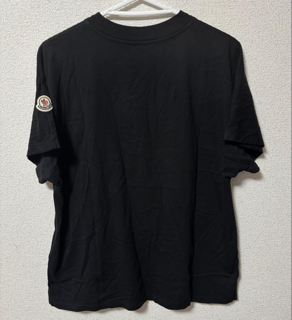 モンクレール ロゴTシャツ ブラック