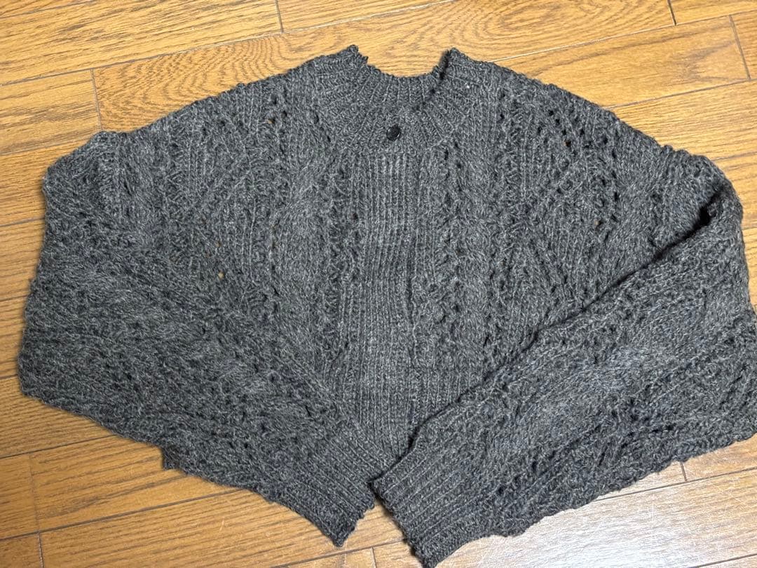 まめすけ様へanuke Cable Knit Cardigan