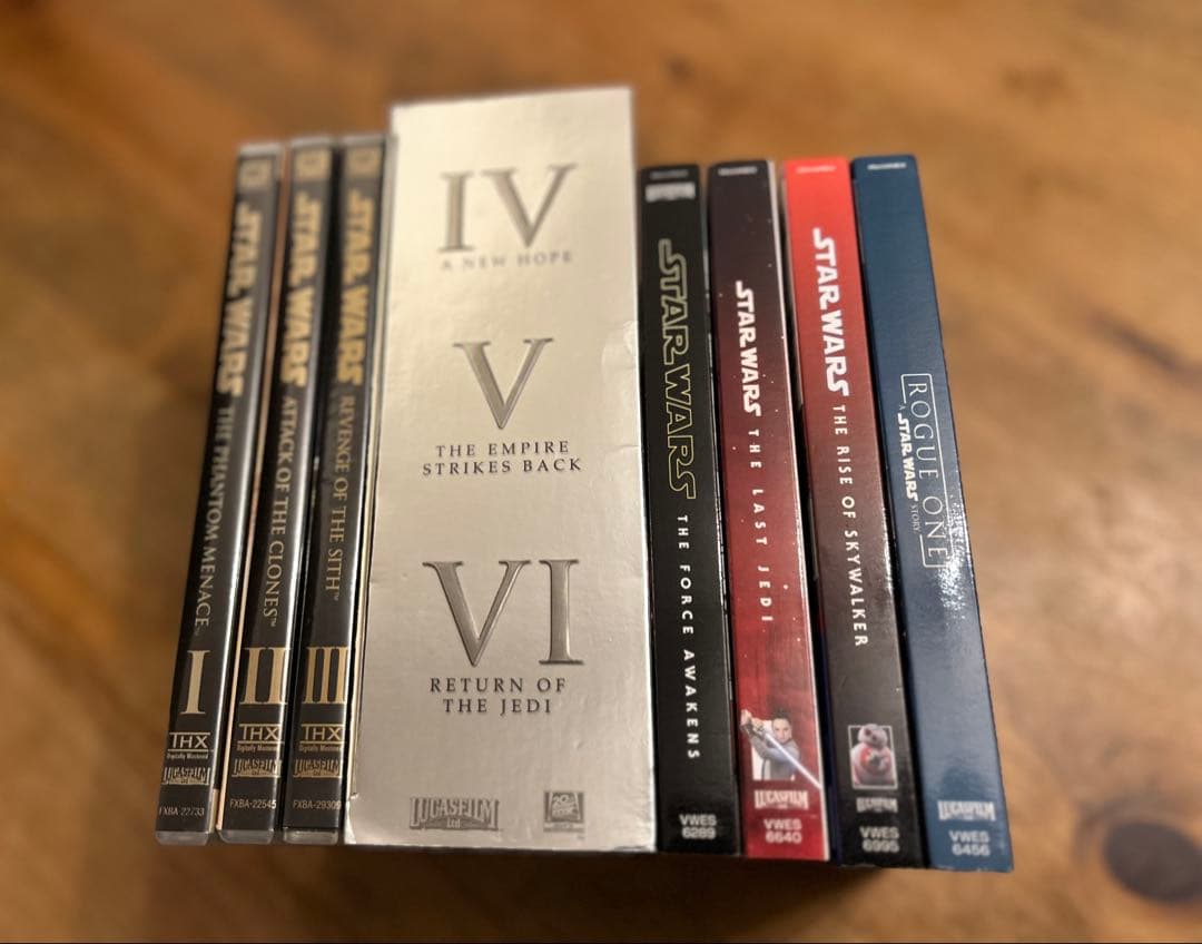 スターウォーズ 全シリーズ　DVD + Blu-ray 10点セット
