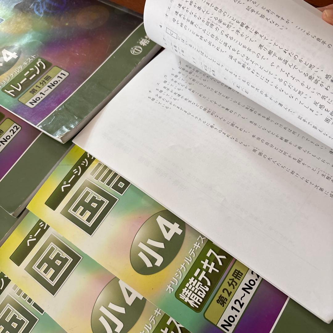 サニー様　おまとめ　　希学園　ベーシック国語 小4 トレーニングテキストセット