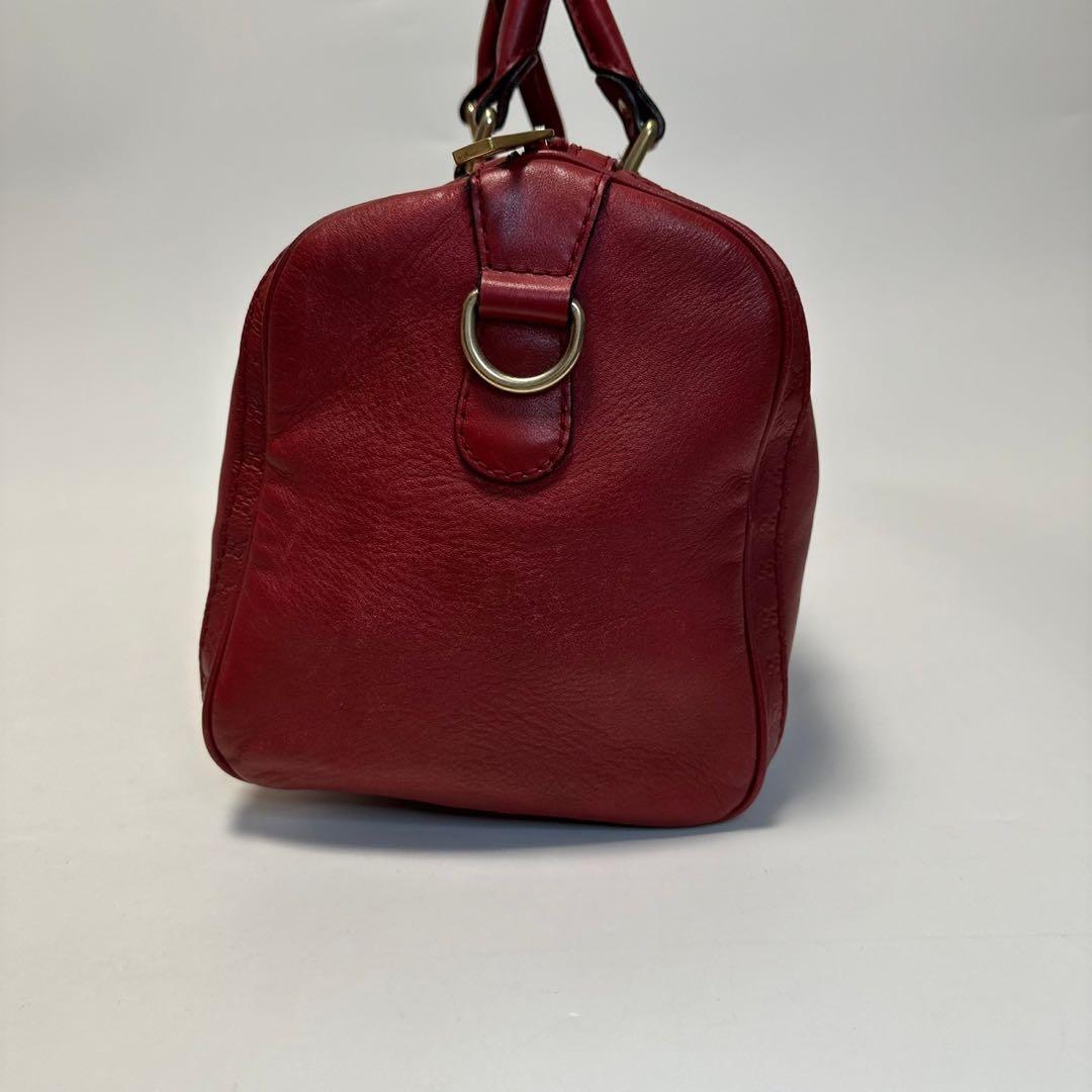 j99【美品】グッチ　GGシマ　レザー　2way ショルダー　ボストンバッグ.