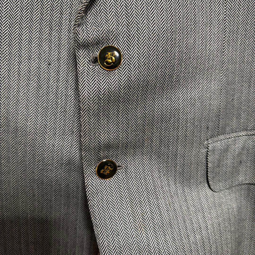 Brioni シルクカシミヤ ヘリンボーン ジャケット 50