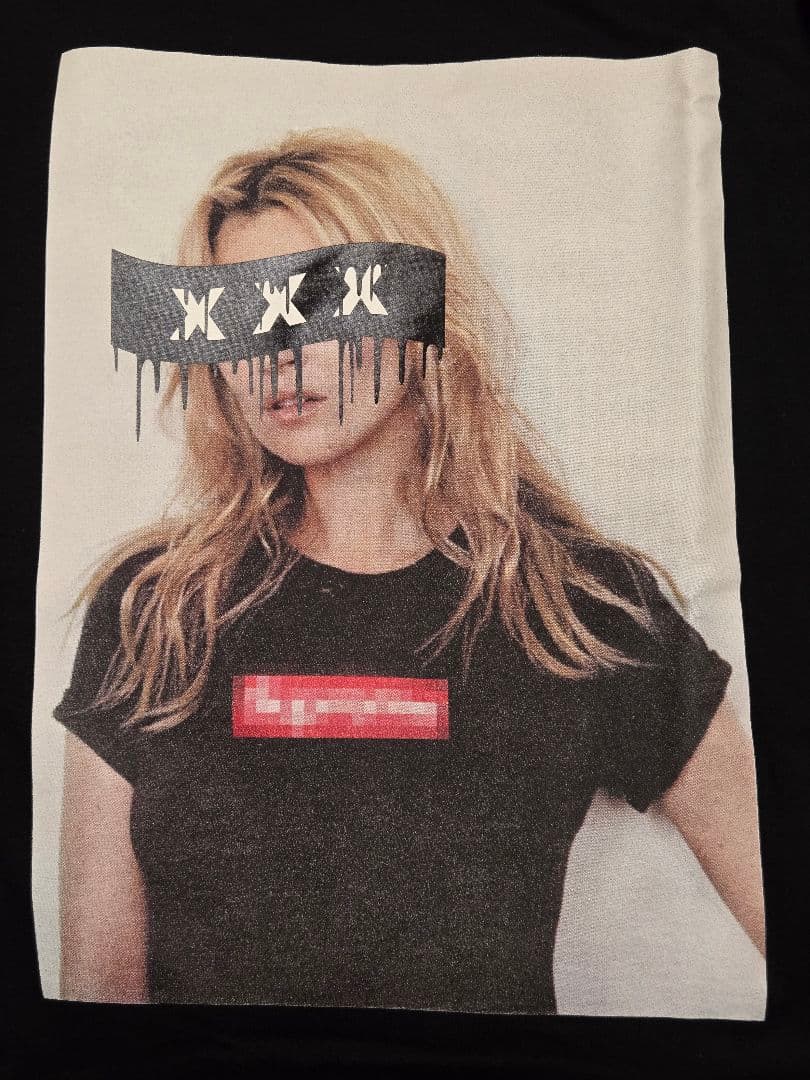 ゴッドセレクションxxx ケイト・モス Tシャツ 黒 XL