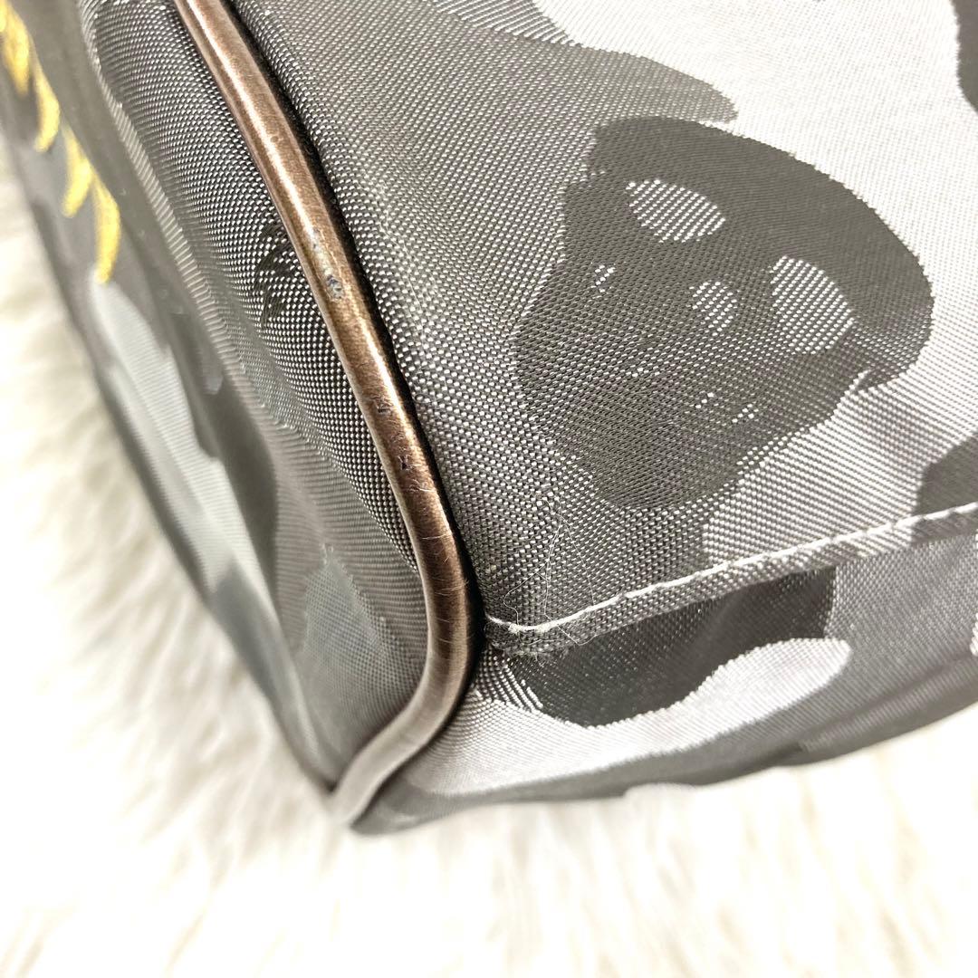 極美品★MARK & LONA カモフラ　シューズケース　ナイロン　スカル