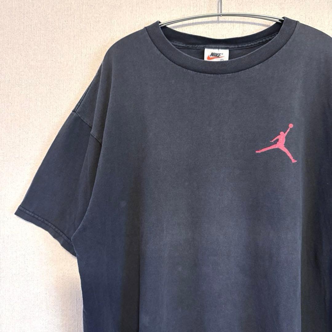 NIKE　両面プリントTシャツ　90s　ジョーダン　USA製　L　着用感XL