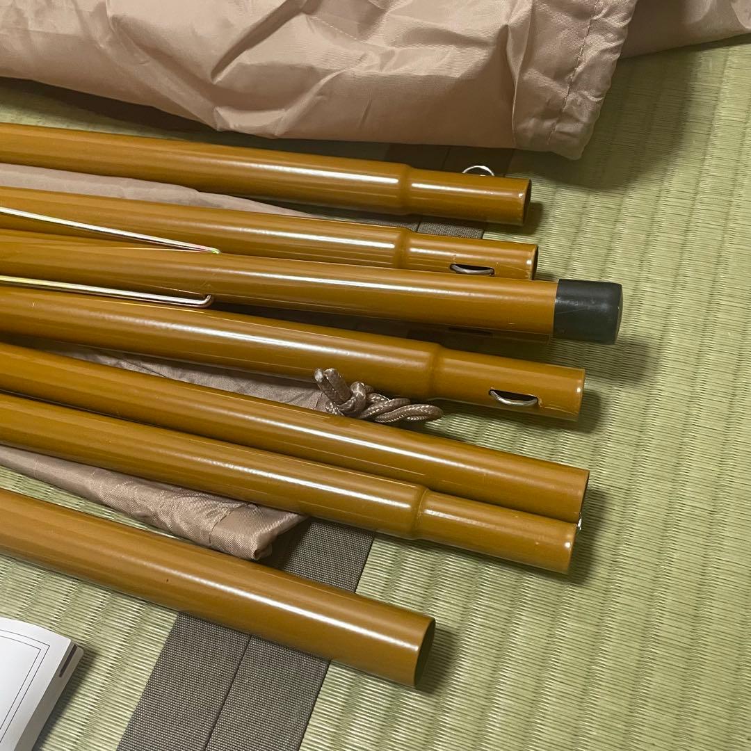 【美品】簡単設営 ロゴス Tradcanvas Tepee タープ 350-BJ