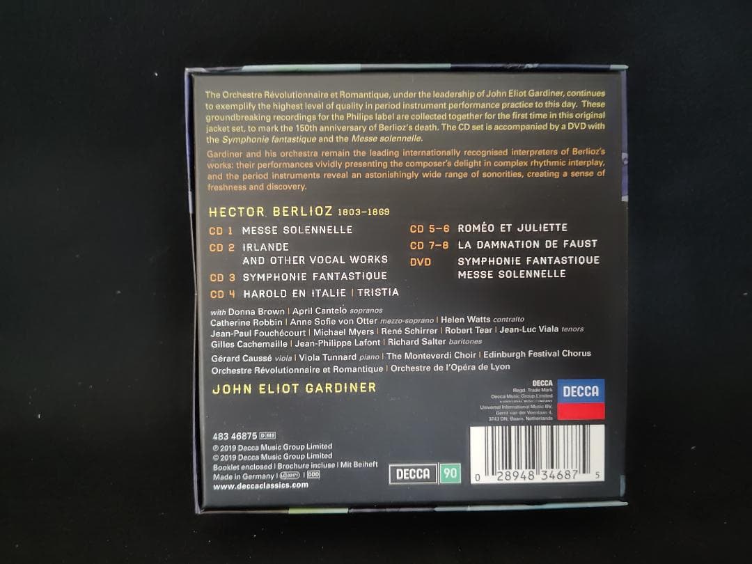 クラシック Berlioz Rediscovered 8CD John Eliot Gard