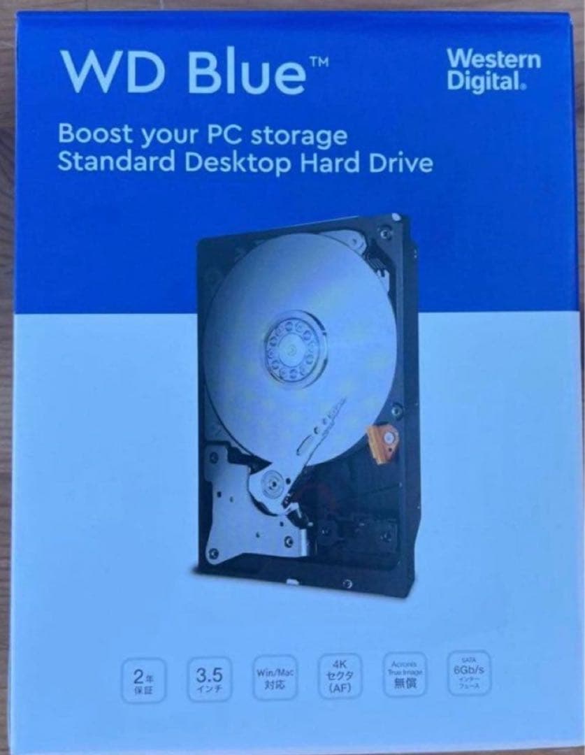 3千3百円off WD Blue 8TB WD80EAAZ HDD 新品未開封