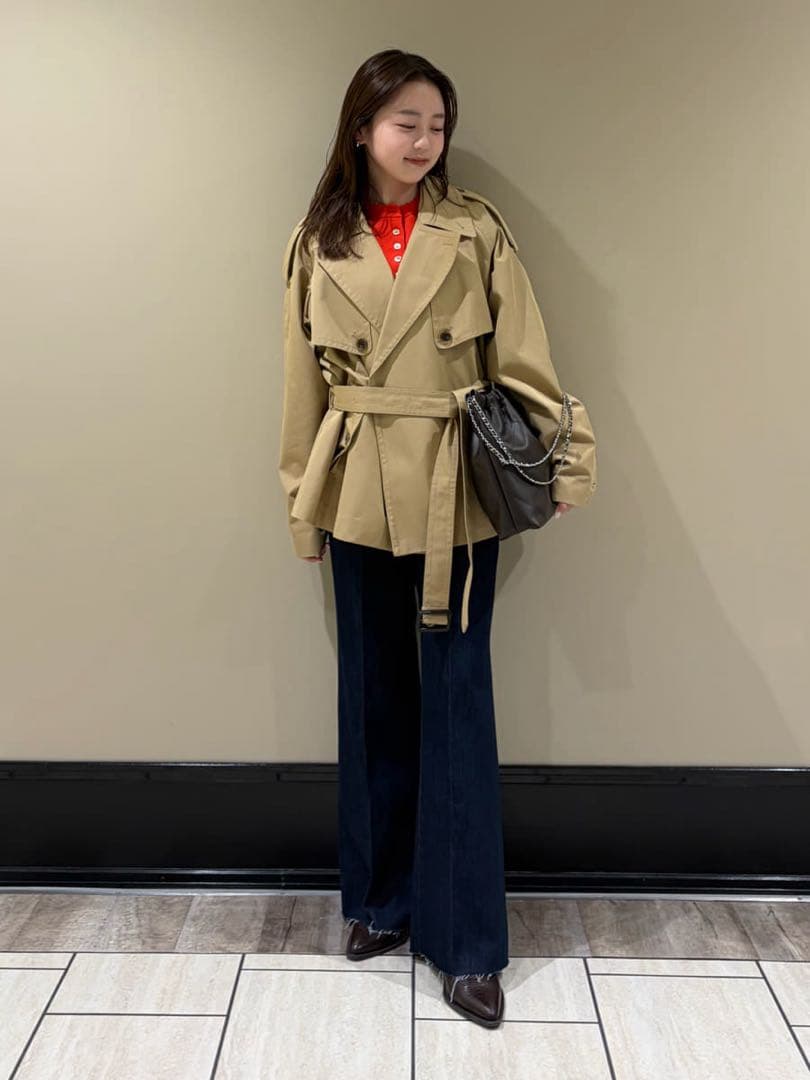正規品　ミラオーウェン　mila owen ショートトレンチコート