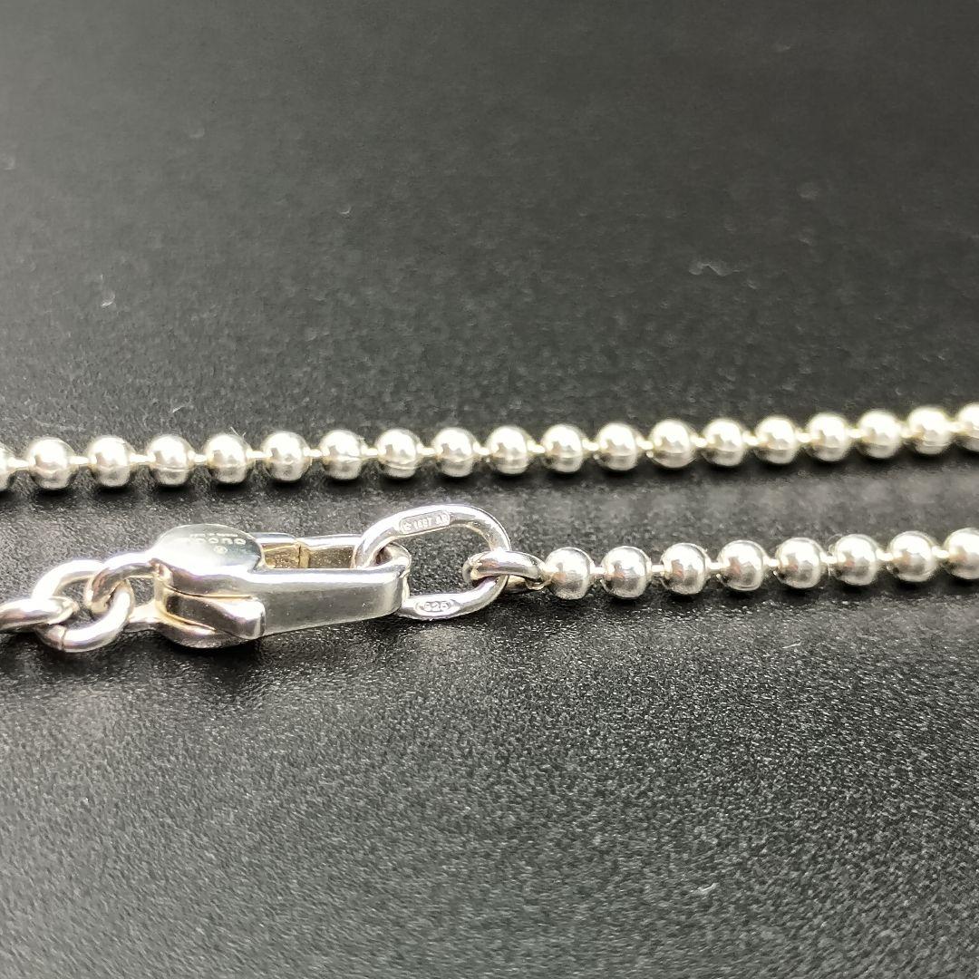 【美品】GUCCI ボールチェーン 50cm 2mm幅 SILVER925