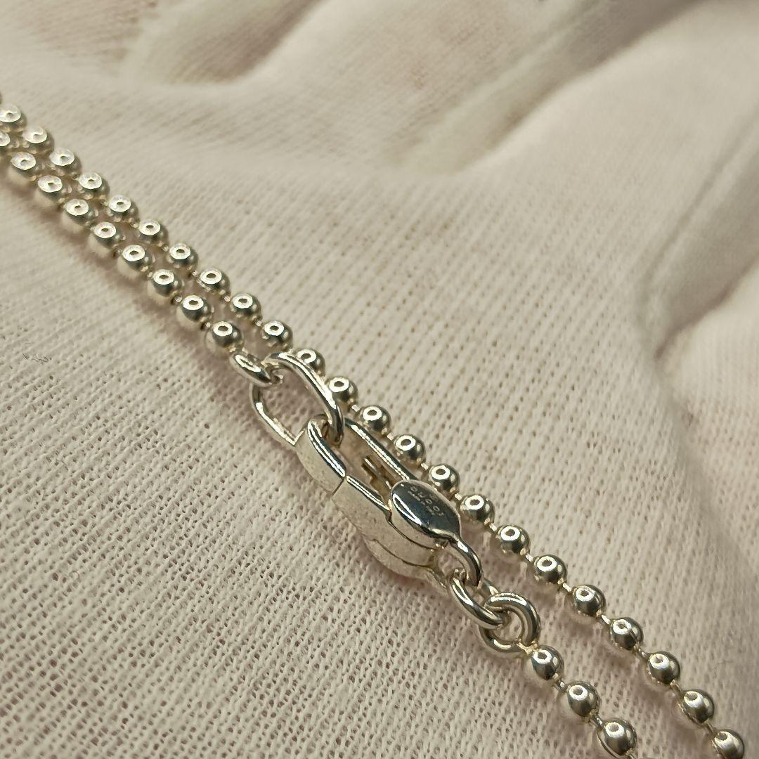 【美品】GUCCI ボールチェーン 50cm 2mm幅 SILVER925