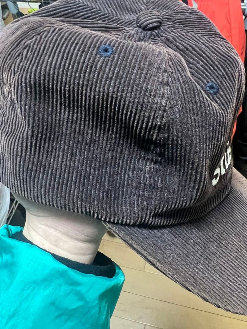 STUSSY キャップ コーデュロイ ブラウン ステューシー