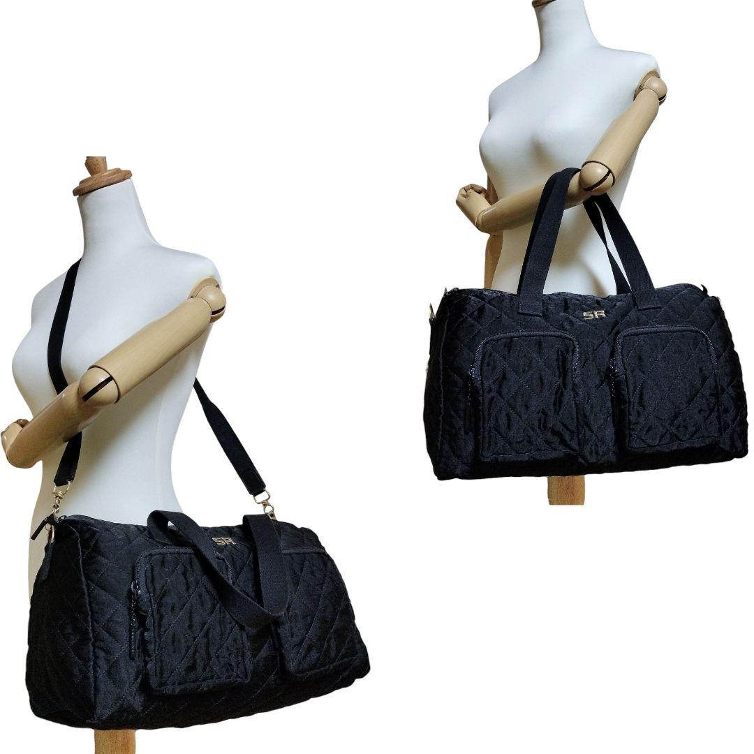 希少　SONIA RYKIEL 2way boston bag quilting