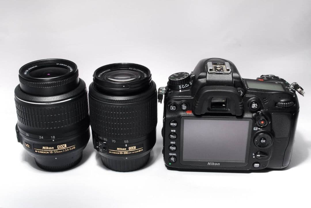 ♥AF-S標準＋望遠Wレンズ♥Nikon D7000♥高画質1620万画素